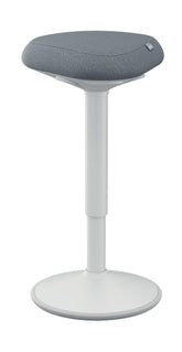 Leitz Ergo Active Standing Stool With Comfort Seat Light Grey - 65450085 DD